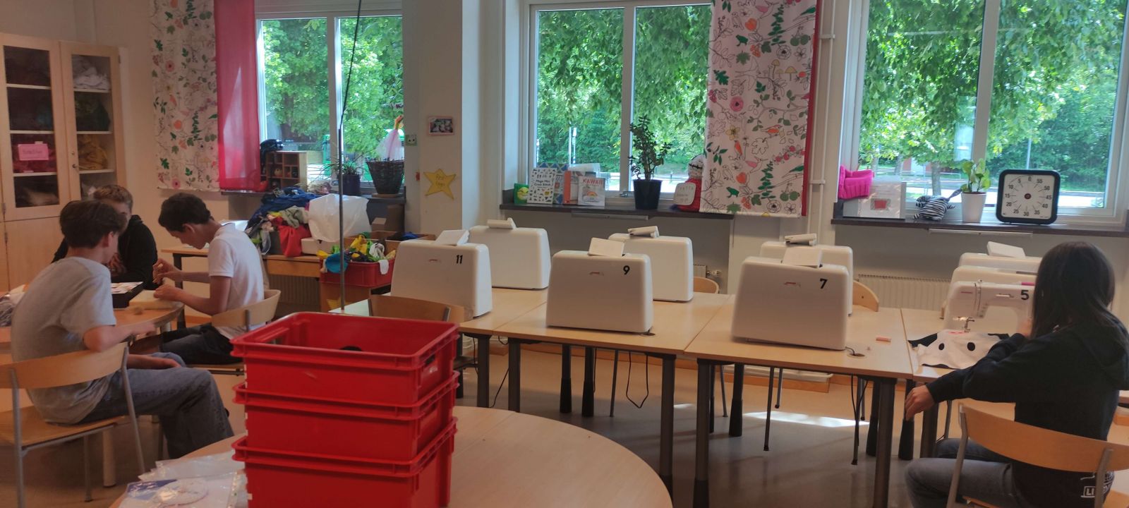 Interior del aula polivalente de Ängelholm